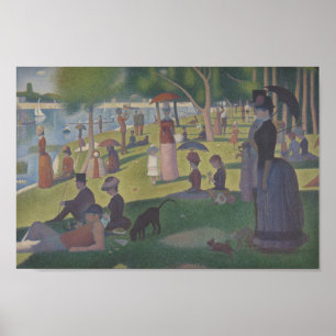 A Söndag om La Grande Jatte av Seurat Wall Art Poster