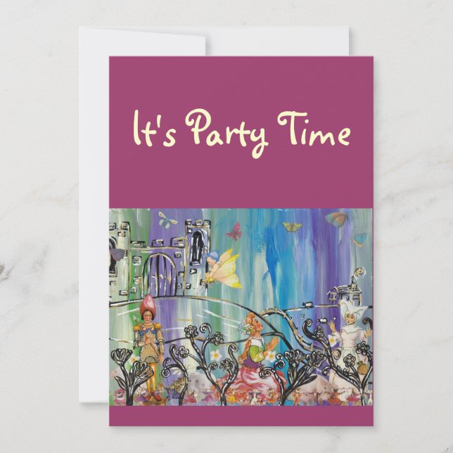 A Sorta Fairytale Party-inbjudningar Inbjudningar (Framsida)