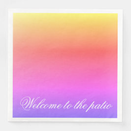 A Söt Vibrant Pastel Pappersservett