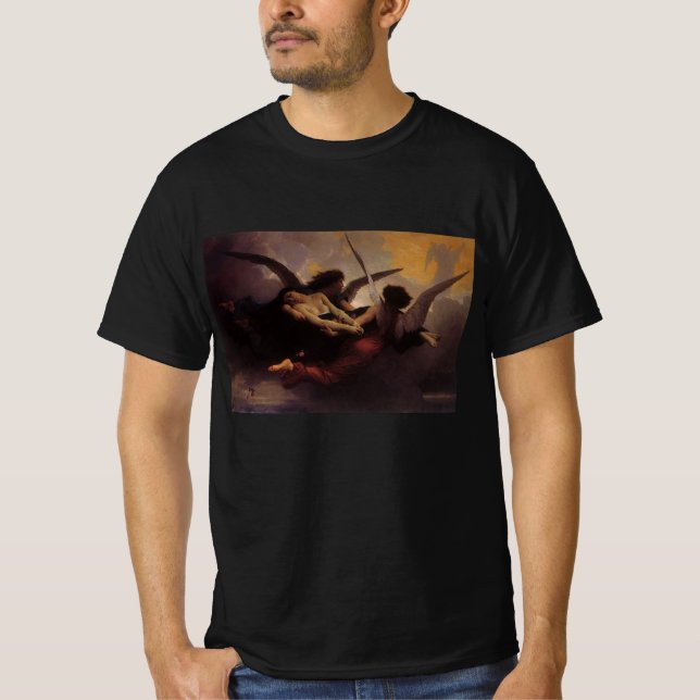 A Soul, framkallad till himlen av Bouguereau T-shirt (Framsida)