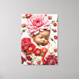 A Soul in Bloom - Januars fågelblomma Canvastryck