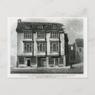 A South View of the Falcon Tavern Vykort