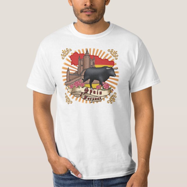 A Spanien Forever T-Shirt (Framsida)