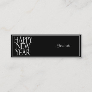 A Sparkling Gott nytt år Mini Visitkort