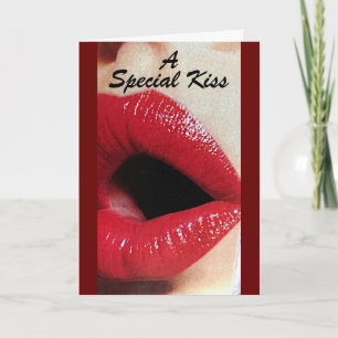 A **SPECIELL KISS** FÖR BIRTHDAY KORT