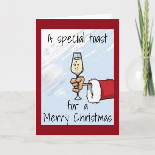 A "SPECIELLARE TOST FÖR **MIN VÄND** VID CHRISTMAS HELGKORT