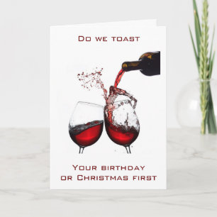 A "SPEICAL" BIRTHDAY/CHRISTMAS WISH & TOAST HELGKORT