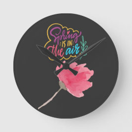 A Spring Visual Series Rund Klocka