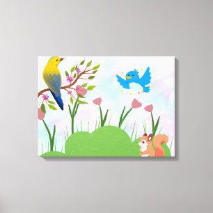 "A Springtime Sergranat" Canvastryck