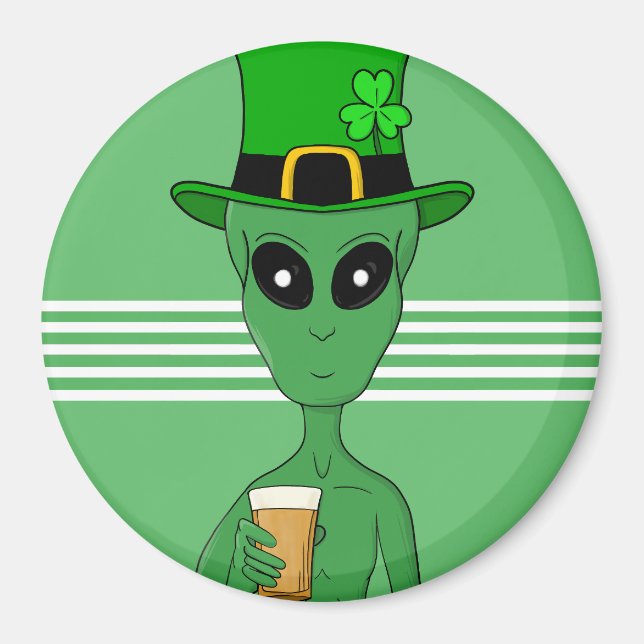A St. Patrick's Alien Magnet (Framsidan)