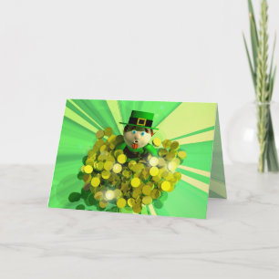 A St. Patrick's Day Guld Bath Kort