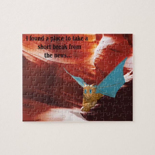 A Ställe för att ta en Break från nyheterna Pussel (Horisontell)