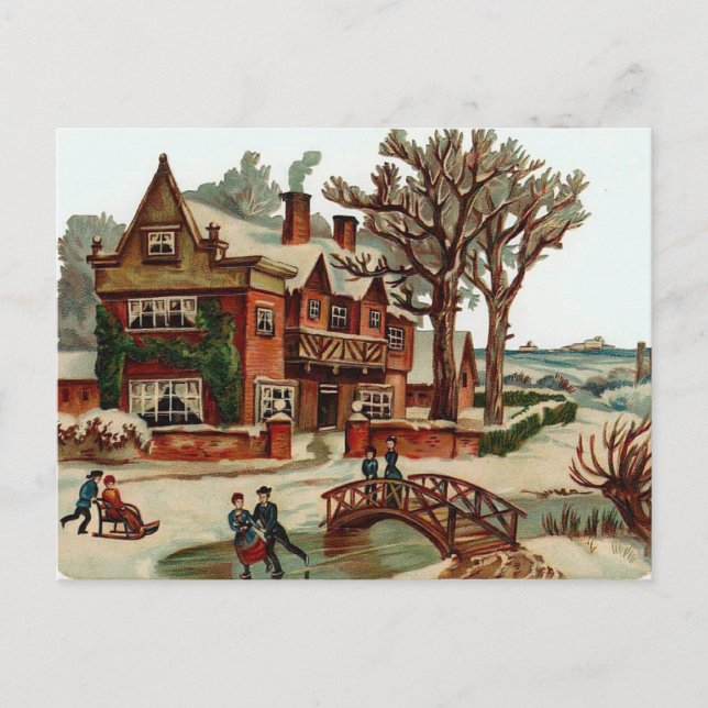 A Ställe för jul Helg Vykort (Framsida)