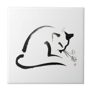 A ställe i sol kakelplatta