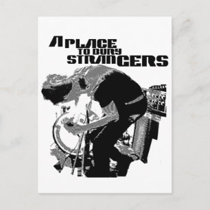 A Ställe till Bury Strangers Poster Vykort