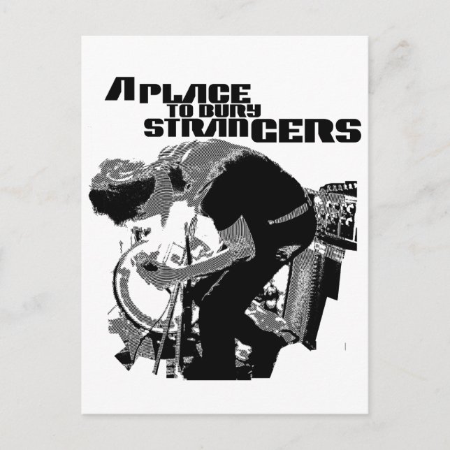 A Ställe till Bury Strangers Poster Vykort (Framsida)
