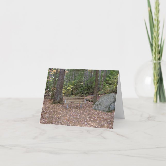A Ställe till Tänka blank notecard Kort (Framsida)