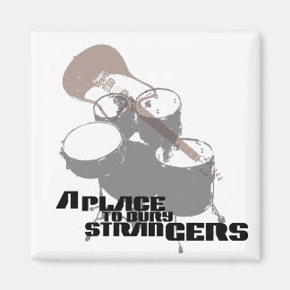 A Ställe to Bury Strangers Band Inslag T Shirt Magnet