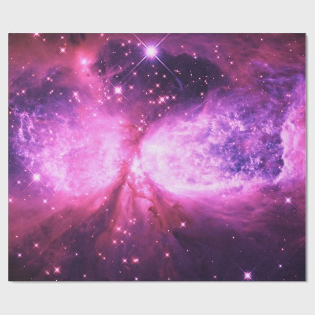 A Star är Born Rosa Lila Presentpapper (Platt)