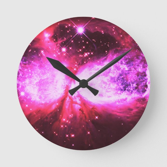 A Star är Born Rosa Rund Klocka (Framsida)