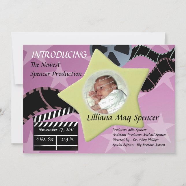 A Star är född/Rosa Meddelande (Framsida)