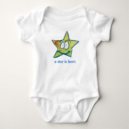 "A Star is Born" Baby Jersey Bodykostym T Shirt