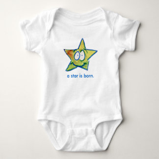 "A Star is Born" Baby Jersey Bodykostym T Shirt