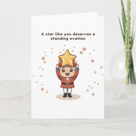 A Star Like You Nutcracker Card by Puchi Dōshi Kort