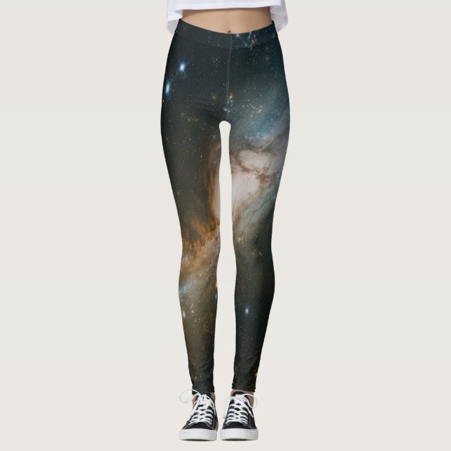 A starry and galactic sky  leggings (Framsida)