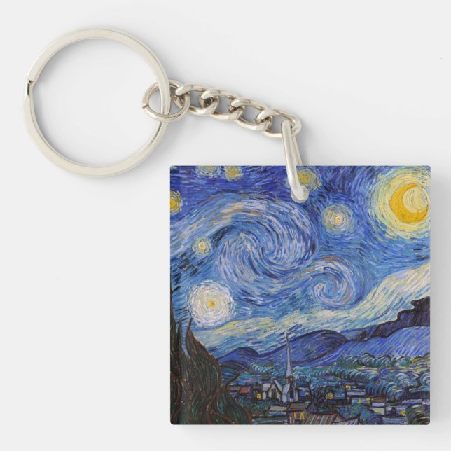 A Starry Night: Saint Remy av Vincent Van Gogh (Framsidan)