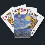 A Starry Night: Saint Remy av Vincent Van Gogh Casinokort<br><div class="desc">År är 1889. Vincent Van Gogh är patient på asyl Saint-Paul-de-Mausole i Saint-Rémy-de-Provence, Frankrike. Han lider av mental sjukdom, och hans läkare har rekommenderat honom att stanna inomhus och undvika att måla. Men Van Gogh kan inte motstå uppmaningen att skapa, och han tillbringar sina dagar med att måla landskapen och...</div>