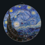 A Starry Night: Saint Remy av Vincent Van Gogh Darttavla<br><div class="desc">År är 1889. Vincent Van Gogh är patient på asyl Saint-Paul-de-Mausole i Saint-Rémy-de-Provence, Frankrike. Han lider av mental sjukdom, och hans läkare har rekommenderat honom att stanna inomhus och undvika att måla. Men Van Gogh kan inte motstå uppmaningen att skapa, och han tillbringar sina dagar med att måla landskapen och...</div>