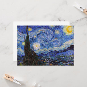 A Starry Night: Saint Remy av Vincent Van Gogh Inbjudningar