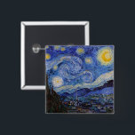 A Starry Night: Saint Remy av Vincent Van Gogh Knapp<br><div class="desc">År är 1889. Vincent Van Gogh är patient på asyl Saint-Paul-de-Mausole i Saint-Rémy-de-Provence, Frankrike. Han lider av mental sjukdom, och hans läkare har rekommenderat honom att stanna inomhus och undvika att måla. Men Van Gogh kan inte motstå uppmaningen att skapa, och han tillbringar sina dagar med att måla landskapen och...</div>