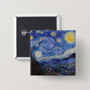 A Starry Night: Saint Remy av Vincent Van Gogh Knapp