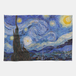 A Starry Night: Saint Remy av Vincent Van Gogh Kökshandduk