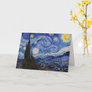 A Starry Night: Saint Remy av Vincent Van Gogh Kort