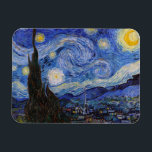 A Starry Night: Saint Remy av Vincent Van Gogh Magnet<br><div class="desc">År är 1889. Vincent Van Gogh är patient på asyl Saint-Paul-de-Mausole i Saint-Rémy-de-Provence, Frankrike. Han lider av mental sjukdom, och hans läkare har rekommenderat honom att stanna inomhus och undvika att måla. Men Van Gogh kan inte motstå uppmaningen att skapa, och han tillbringar sina dagar med att måla landskapen och...</div>