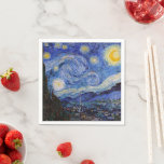 A Starry Night: Saint Remy av Vincent Van Gogh Pappersservett<br><div class="desc">År är 1889. Vincent Van Gogh är patient på asyl Saint-Paul-de-Mausole i Saint-Rémy-de-Provence, Frankrike. Han lider av mental sjukdom, och hans läkare har rekommenderat honom att stanna inomhus och undvika att måla. Men Van Gogh kan inte motstå uppmaningen att skapa, och han tillbringar sina dagar med att måla landskapen och...</div>