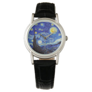 A Starry Night Watches Van Gogh Armbandsur