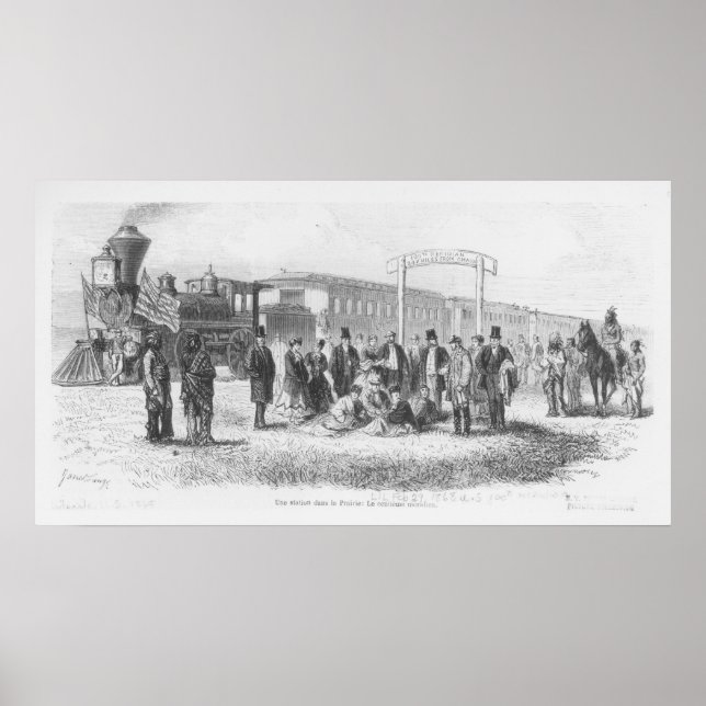 A Station i Prairie: The 100 Meridian Poster (Framsidan)