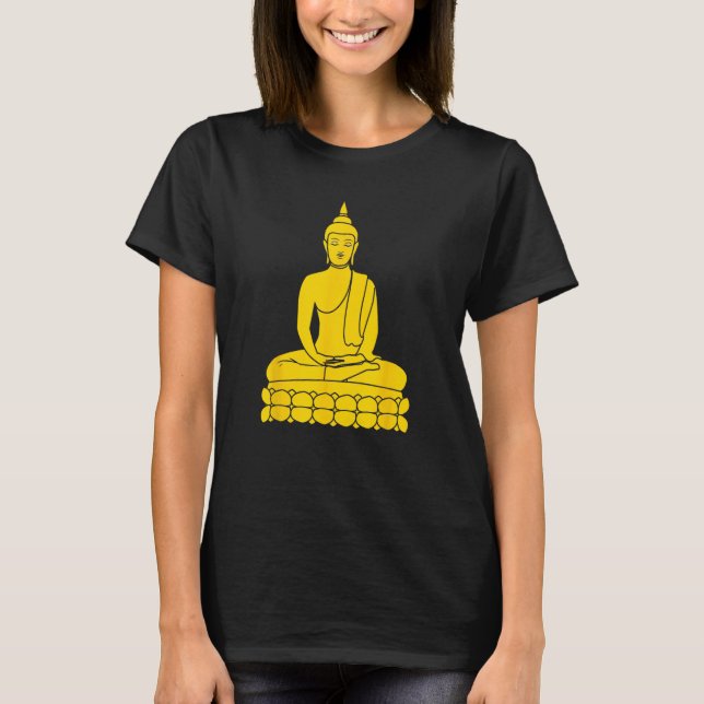 A statue of Buddha T Shirt (Framsida)