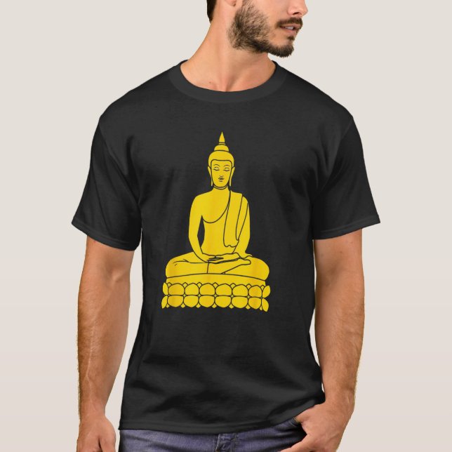 A statue of Buddha T Shirt (Framsida)