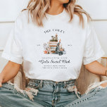 A-stavning | Halloween Bachelorette T Shirt<br><div class="desc">Perfektens bachelorettskjortor för hela brudens sida! Perfekten för din besättning att få all uppmärksamhet överallt du och dina gals går! Med vattenfärgsillustrationer för trendig med eleganta moderna teckensnitt. För många brudar komar Halloween inte bara gång om året, det är ett totalt sinnestillstånd. Det är därför det är nödvändigt att kasta...</div>
