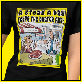A Steak A Day Lny Carniäger Ketovore Keto T Shirt