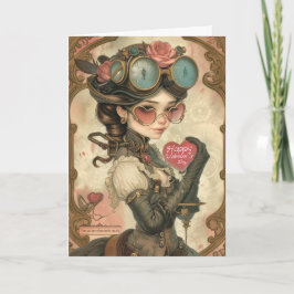 A Steampunk Valentine Kort