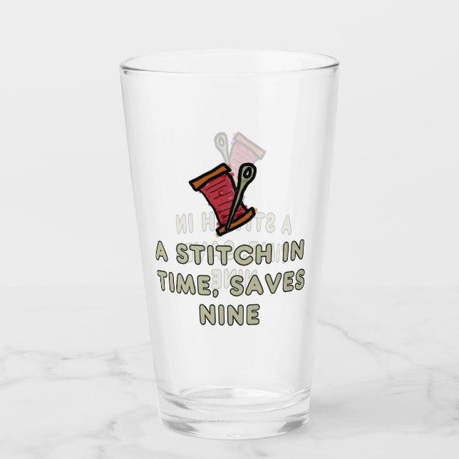 A Stitch In Time Glaskopp (Framsida)