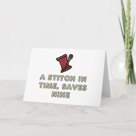 A Stitch In Time Kort