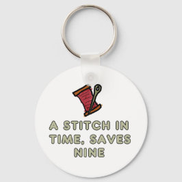 A Stitch In Time Nyckelring