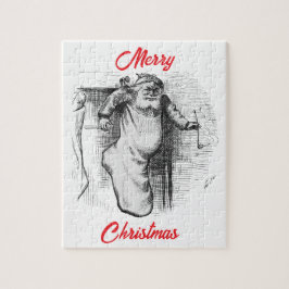 A Stocking Fullt (1879) av Thomas Nast. Pussel